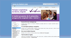 Desktop Screenshot of iq-testovi.com